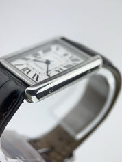 Cartier Tank Solo XL Steel Silver Color Dial 31mm Automatic Men’s Watch WSTA0029