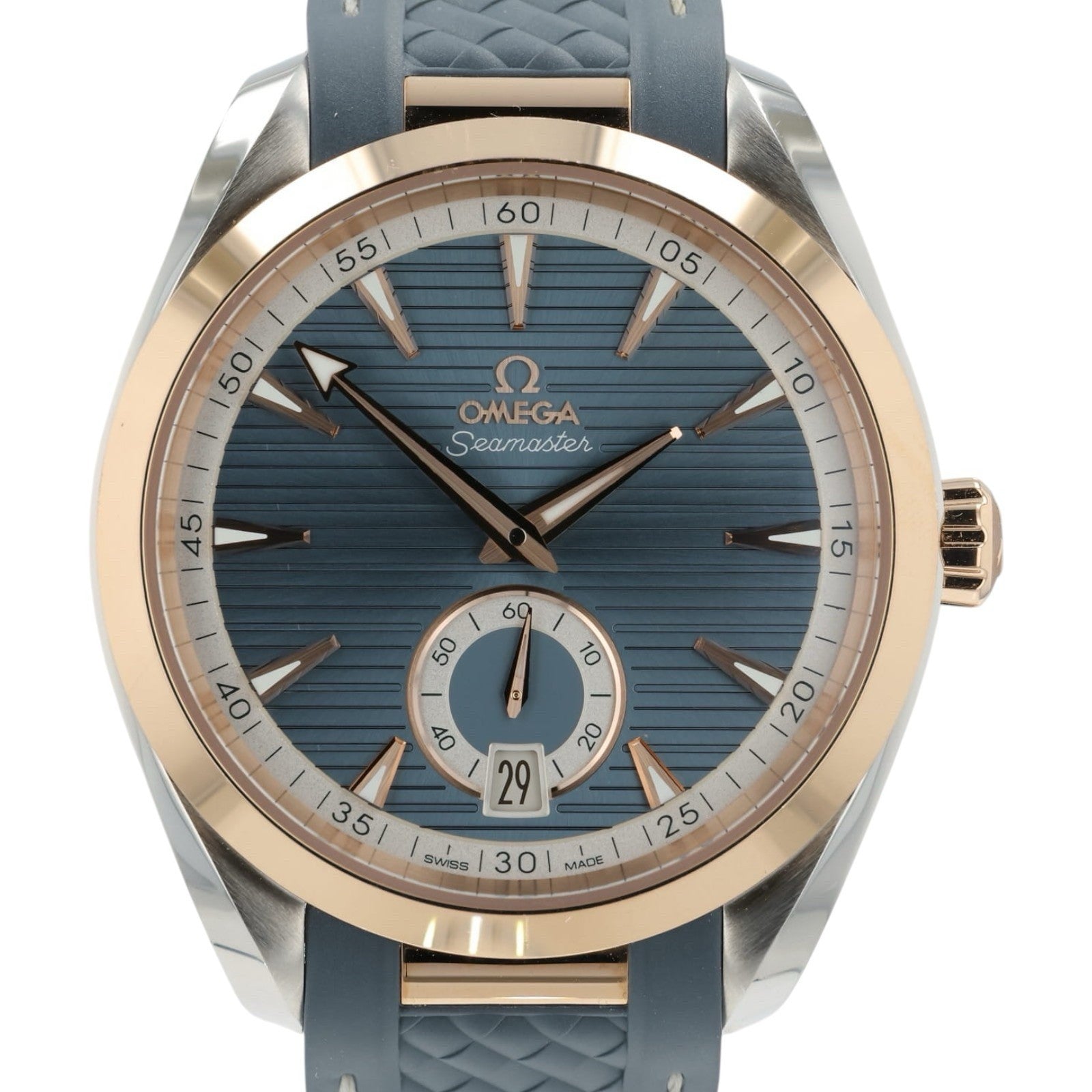 Omega Aqua Terra Blue Dial Gold & Steel 41mm Automatic Men’s 220.22.41.21.03.001