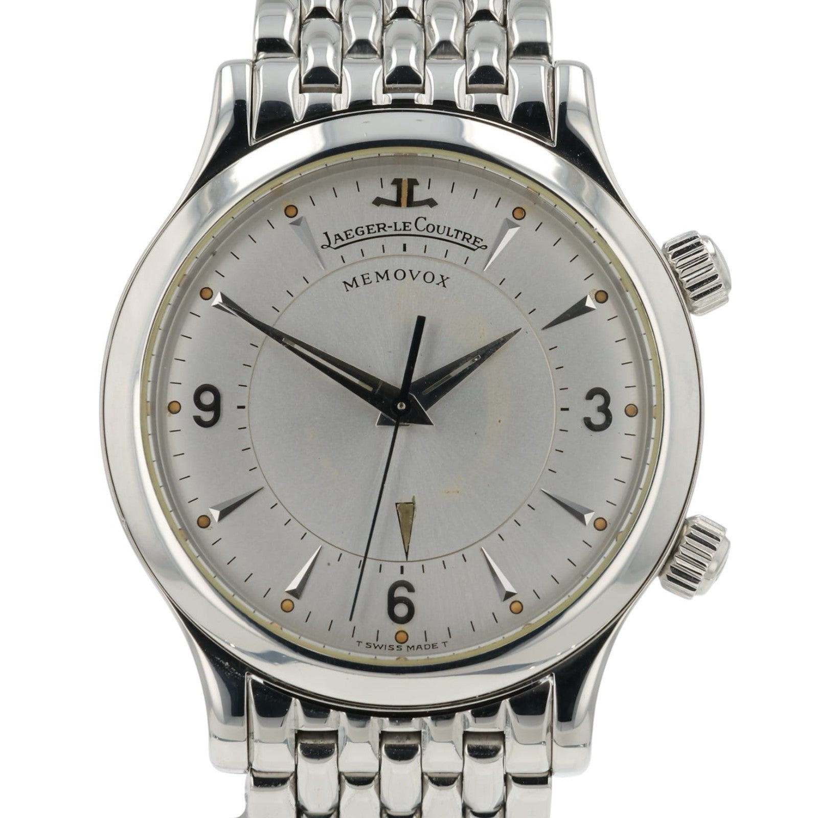 Jaeger-LeCoultre Master Memovox Silver Dial Steel 36mm Automatic Men’s 144.8.94