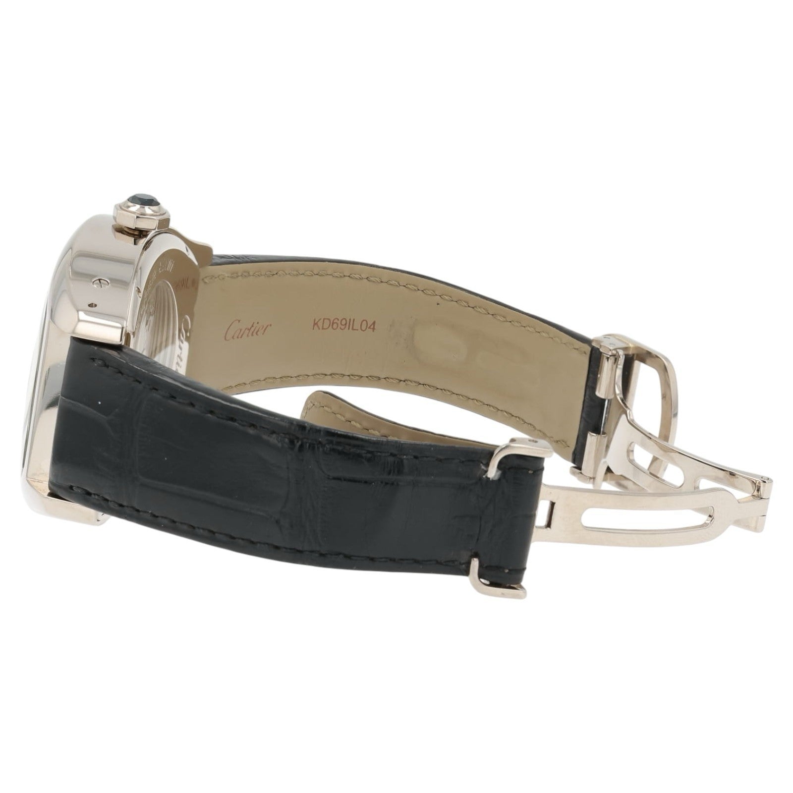 Cartier Tortue XL Perpetual Calendar 18k White Gold Auto Men’s Watch W1580048