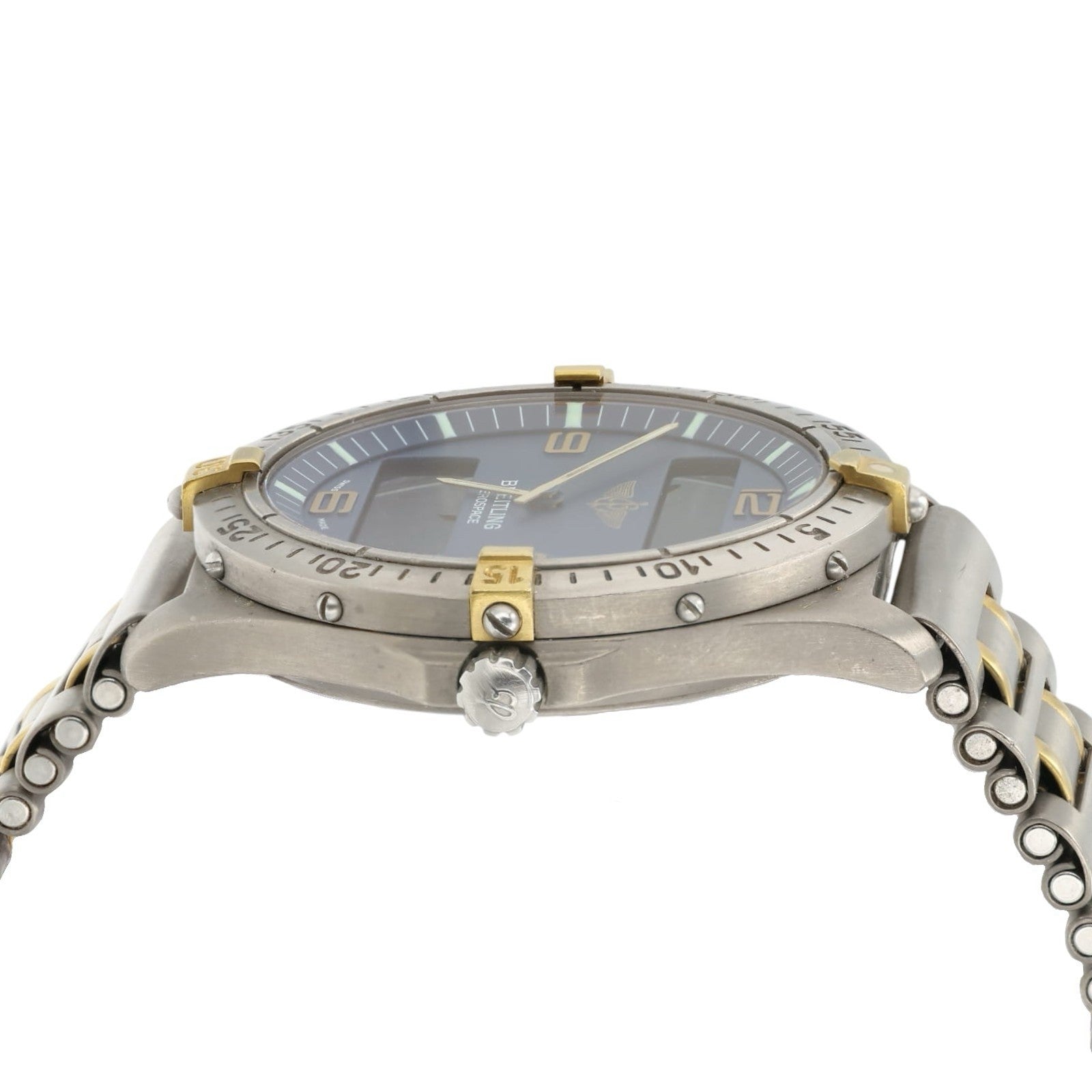 Breitling Aerospace Titanium Two-Tone Quartz 40mm Blue Dial Ref. F56062