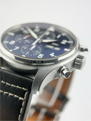 IWC Pilot Stainless Steel Blue Dial 43mm Automatic Movement Men’s Watch IW377714