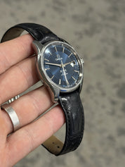 Omega De Ville Hour Vision Steel Auto 41mm Blue Roman Dial 433.13.41.21.03.001