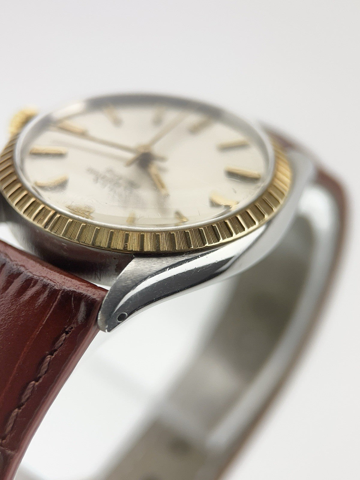 Rolex Oyster Stainless and Gold Dial 34mm Automatic Movement Men's Watch 1003