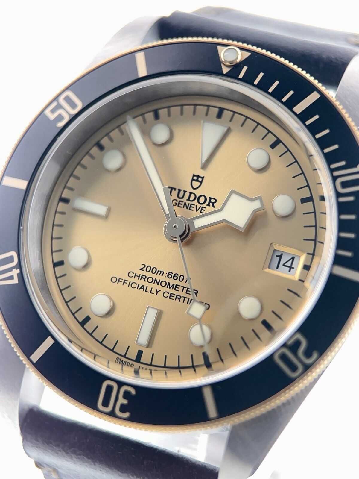 Tudor Black Bay Steel & Gold Champagne Dial 41mm Automatic Men’s Watch 79733