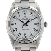 Rolex Air King Stainless Steel White Dial 34mm Automatic Men’s Watch 14000
