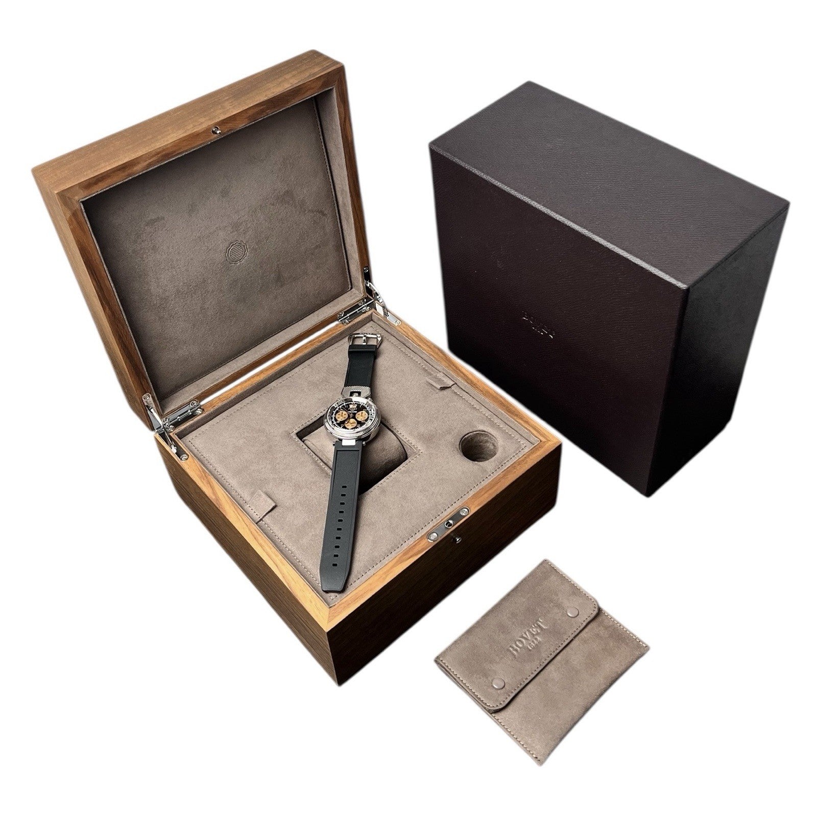 NEW 2025 Bovet Sportster Saguaro Steel Black Dial 46mm Auto Men's Watch SP0483