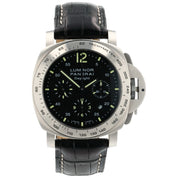 Panerai Luminor Chrono Stainless Steel Black Dial 44mm Automatic Men’s Watch