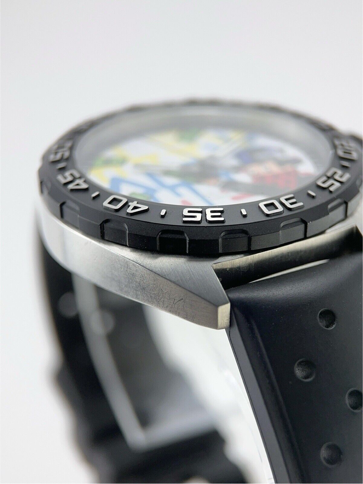 Tag Heuer Steel Formula 1 Alex Monopoly Steel White 41mm Quartz Watch WAZ1119
