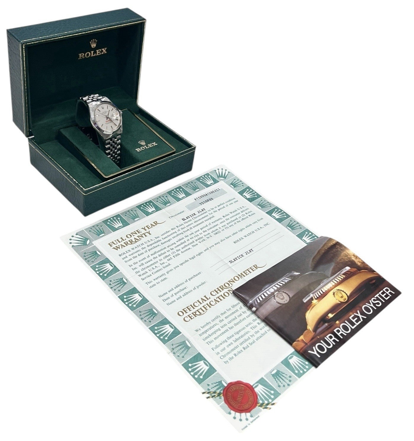 Rolex Oyster Perpetual HONDA Dial 34mm Automatic Men's Watch 15000 - Box/Papers