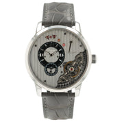 Glashutte PanoInverse XL Gray Dial Stainless Steel 42mm Manual 1-66-06-04-22-05