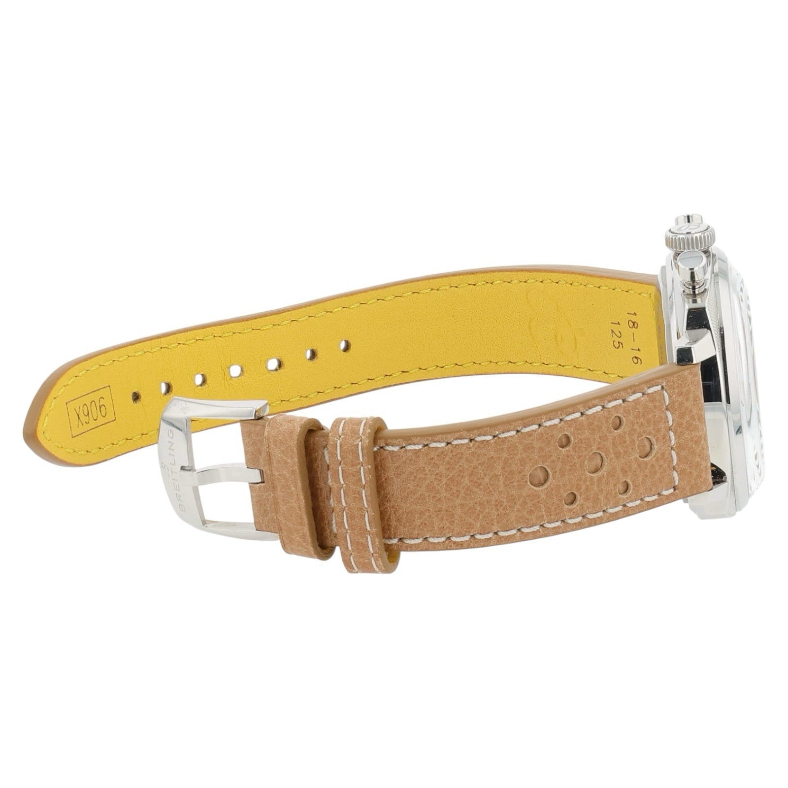 Breitling Top Time B01 Black Dial Stainless 38mm Automatic Mens Watch AB0177