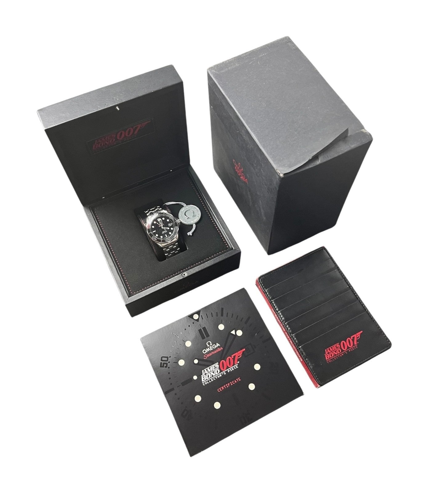 Omega Seamaster 007 Black Dial Steel 41mm Automatic Mens 212.30.41.20.01.005
