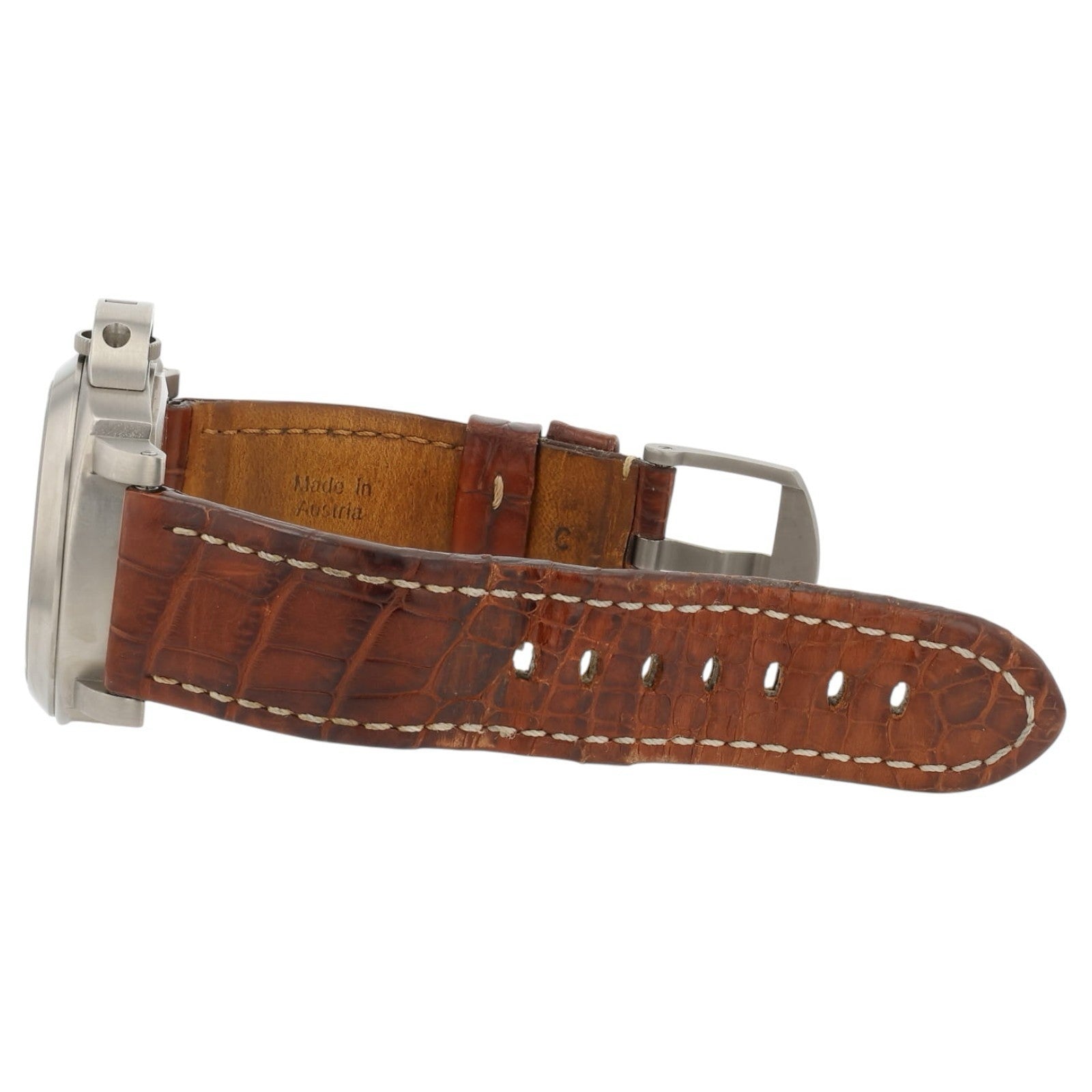 Panerai Luminor Marina Titanium Brown Dial 44mm Manual Wind Men's Watch