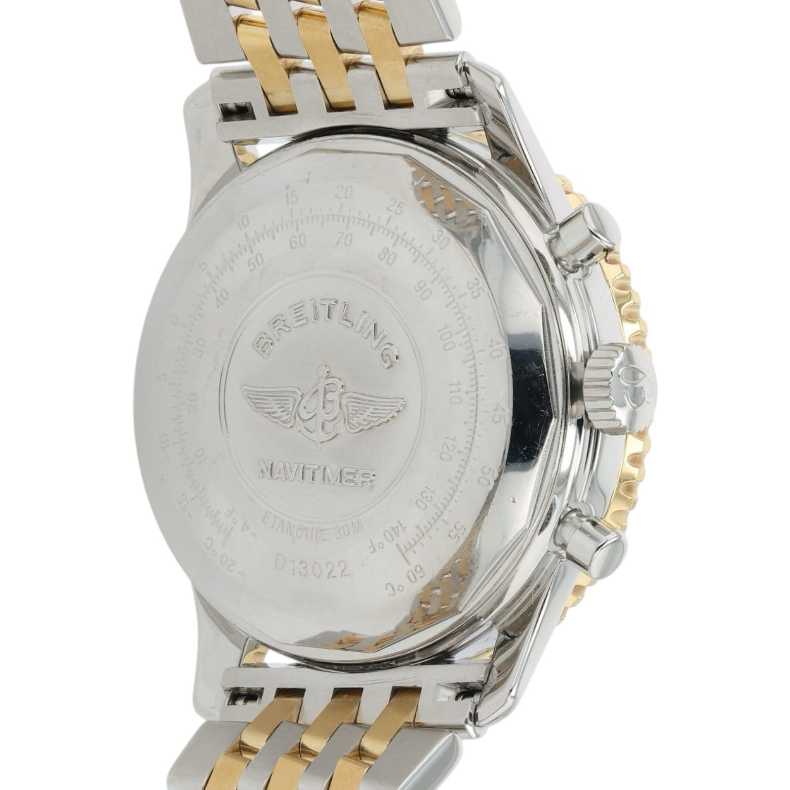 Breitling Navitimer Silver Dial Steel & Gold 41mm Automatic Mens Watch D13022