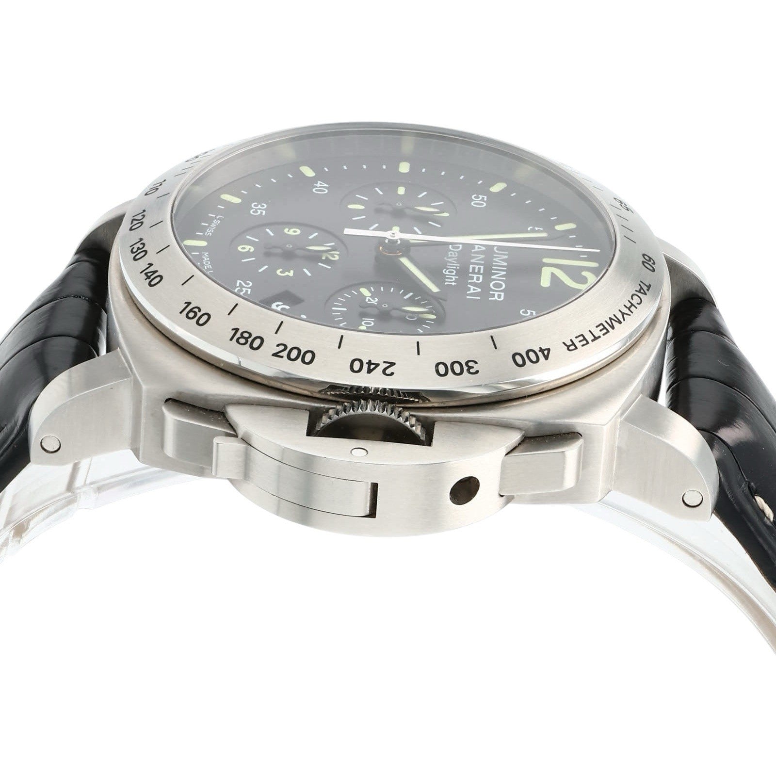 Panerai Luminor Chrono Stainless Steel Black Dial 44mm Automatic Men’s Watch