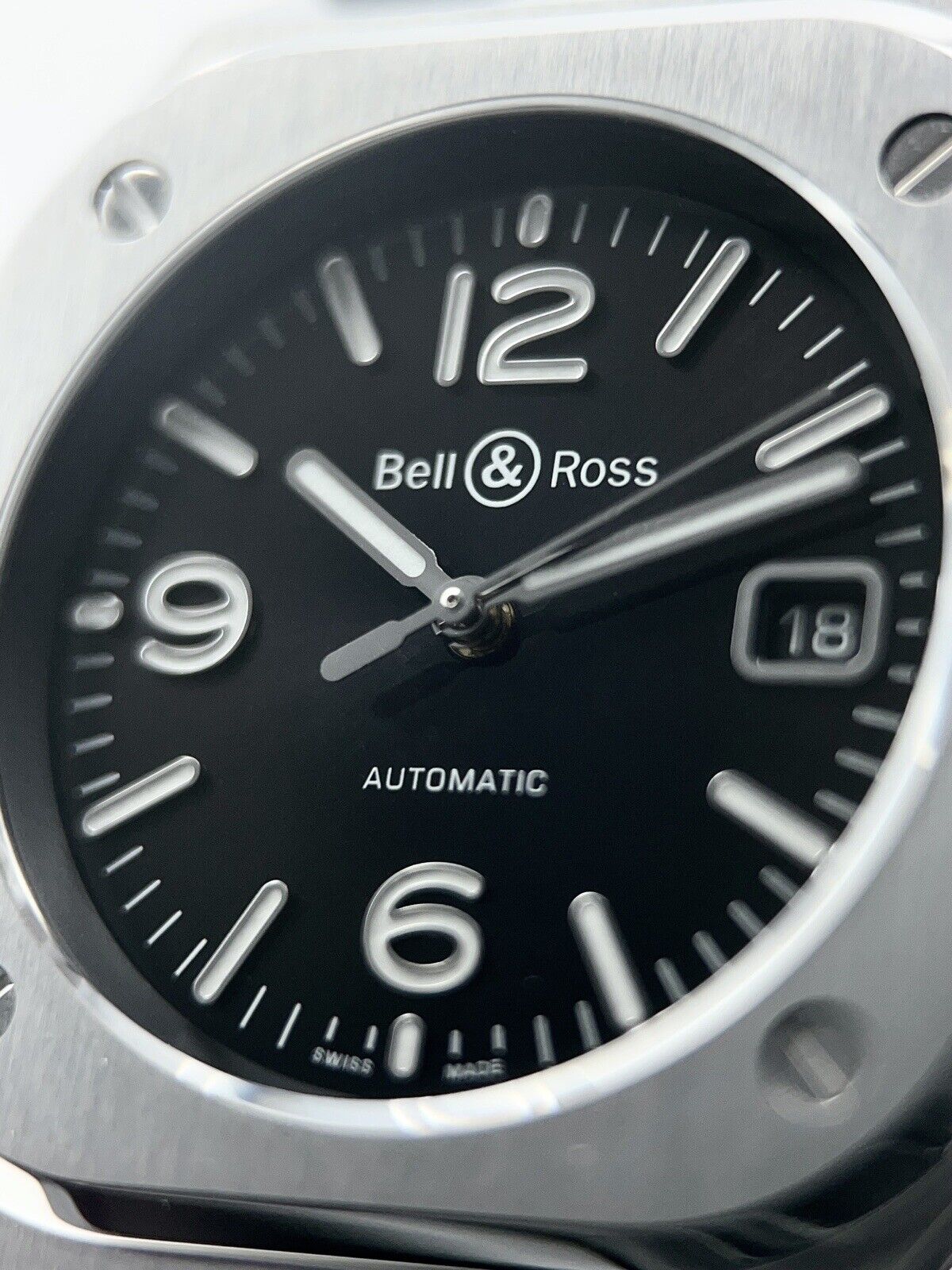 Bell & Ross BR05 Men's Black Dial Wristwatch 40mm Automatic Box And Papers