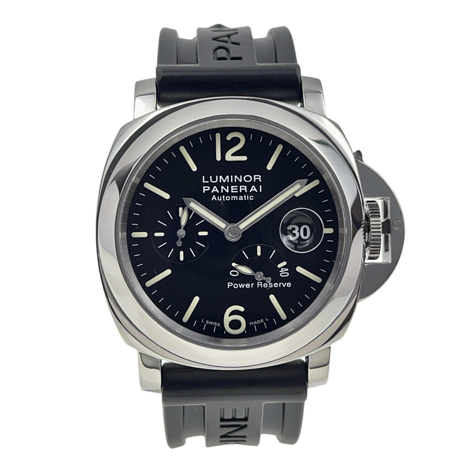 Panerai Luminor Power Reserve Steel 44mm Automatic Men’s Watch PAM00090