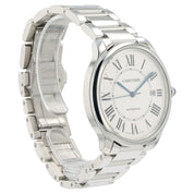 Cartier Ronde De Cartier Silver Dial Steel 40mm Automatic Men’s Watch WSRN0035
