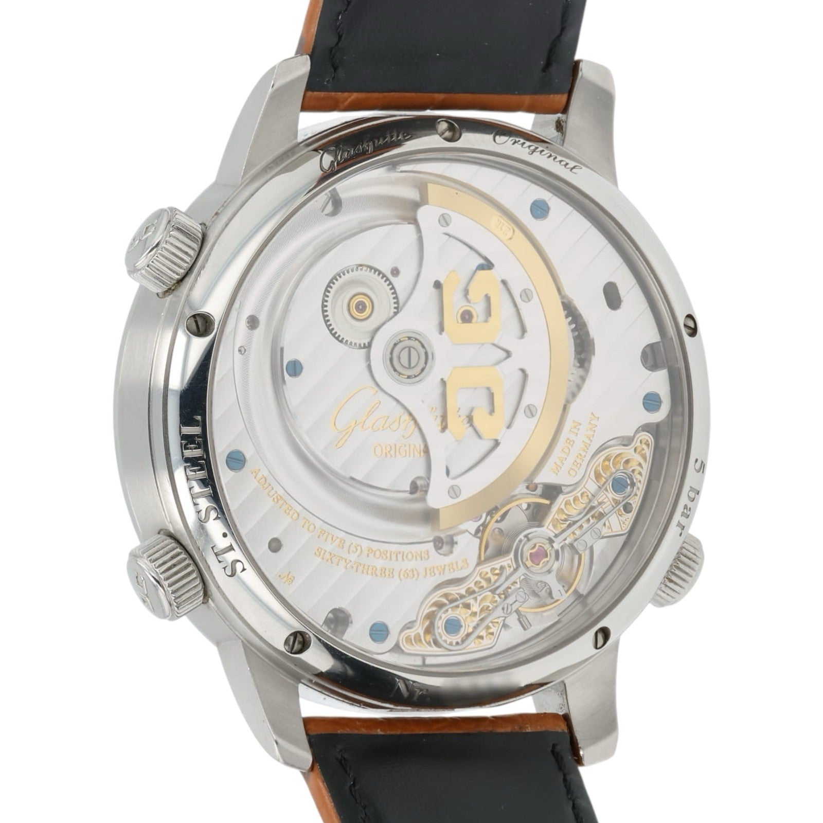 Glashutte Original Senator White Dial Steel 44mm Automatic Mens 1-89-02-03-02-30