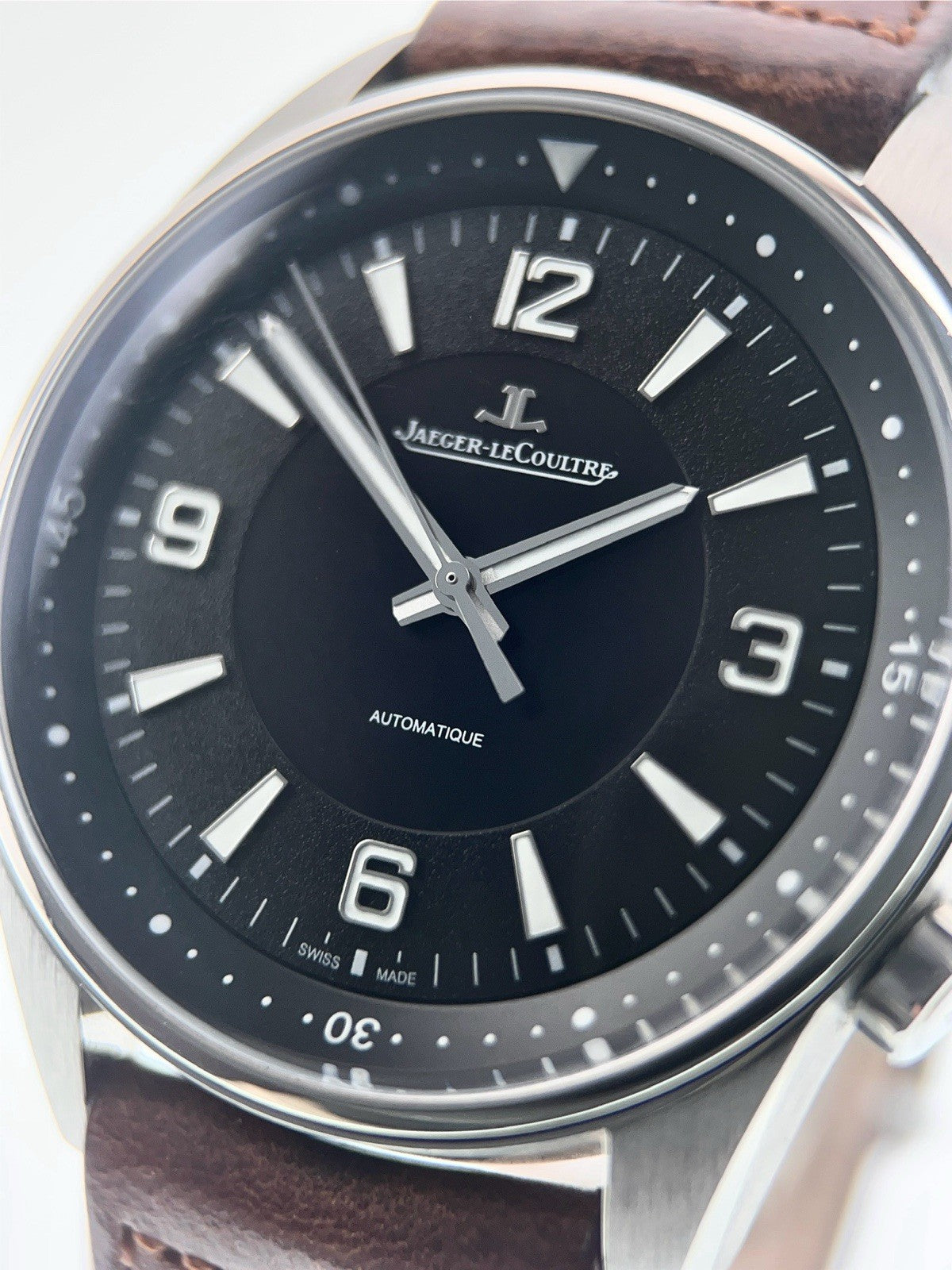 Jaeger-LeCoultre Stainless Steel Black Dial 41mm Automatic Mens Watch Q9008471