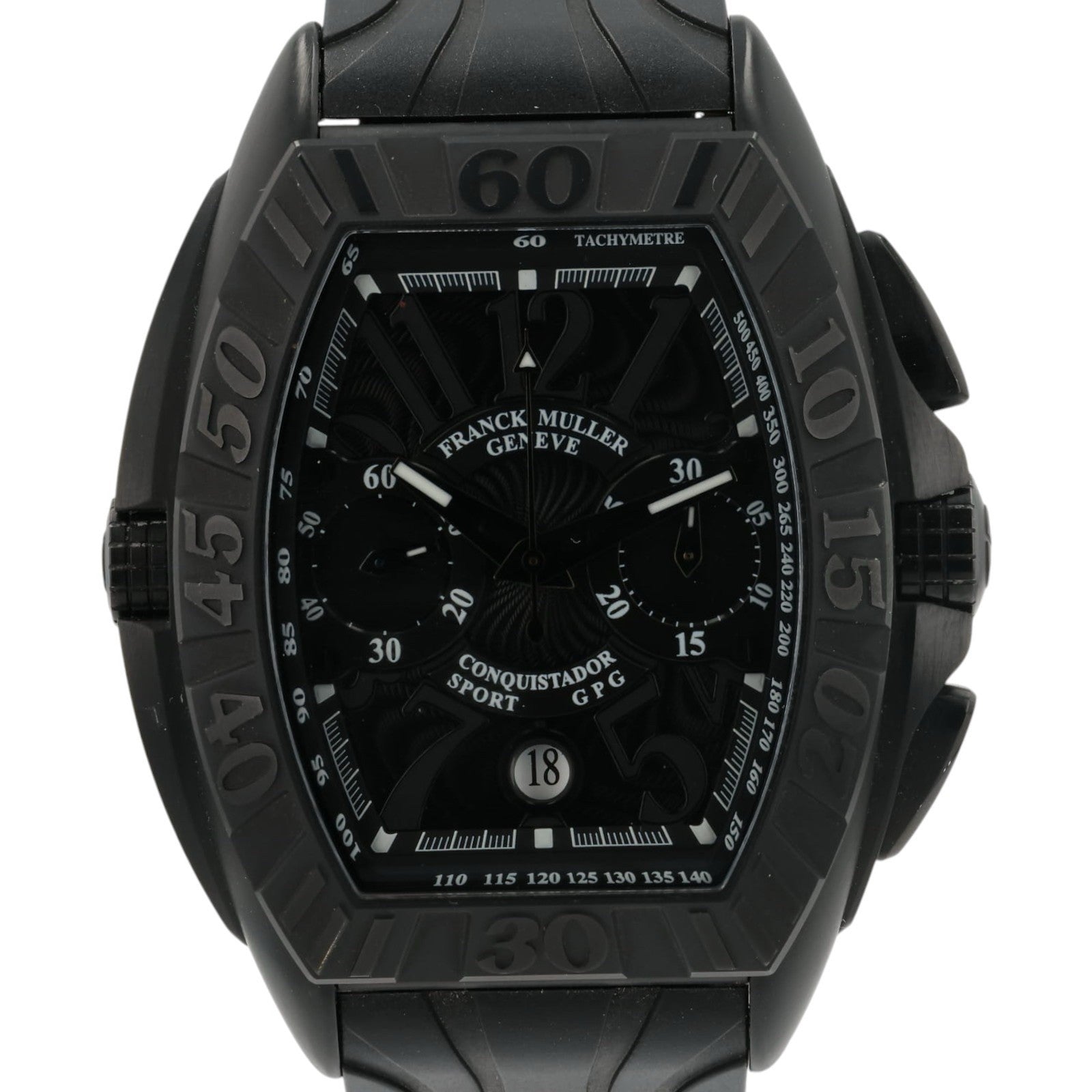 Franck Muller Conquistador Black Dial Titanium 34x48mm Automatic 8900 CC DT GP J