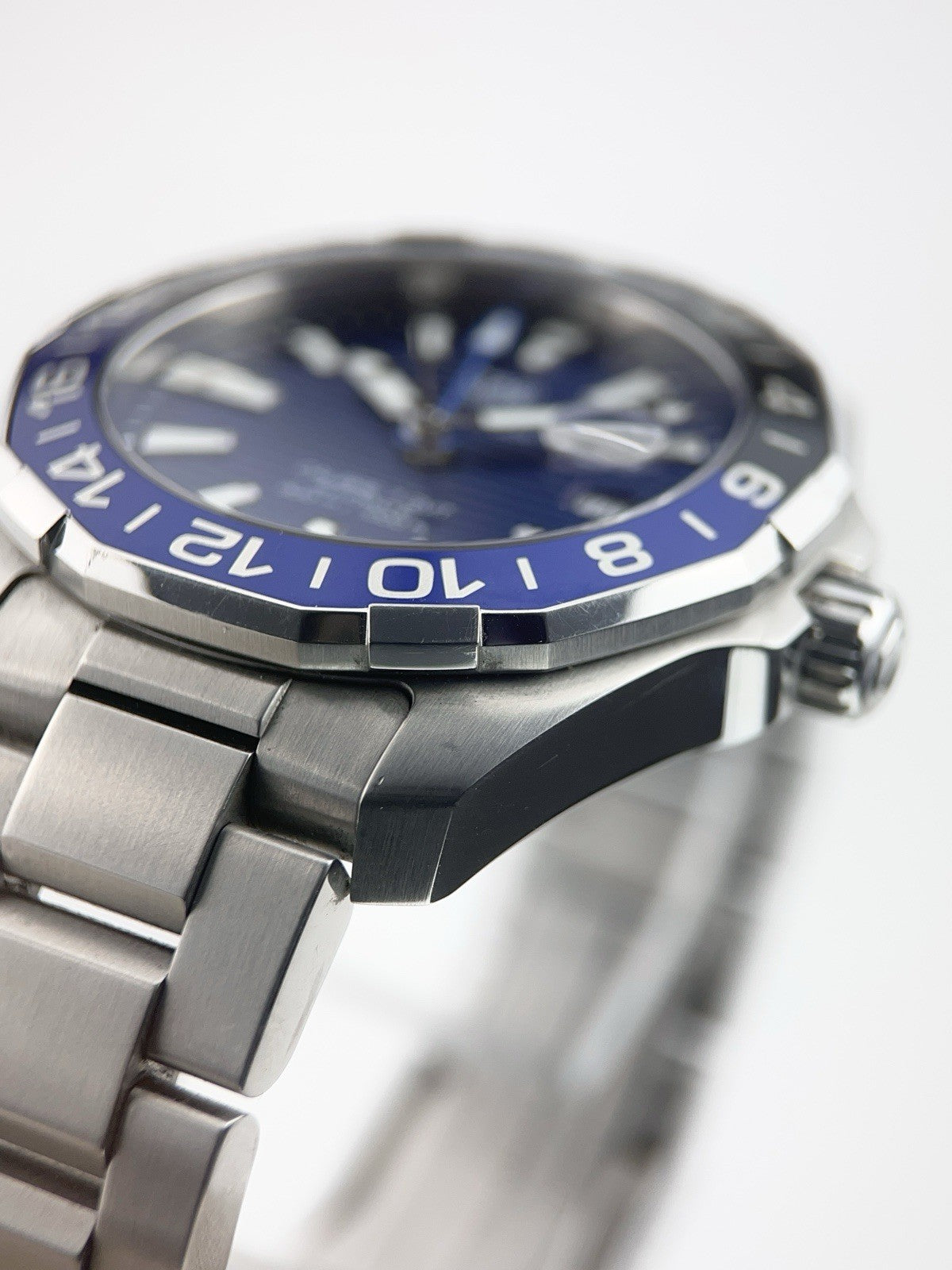 Tag Heuer Aquaracer Stainless Steel Blue Dual 43mm Automatic Men’s Watch WAY201T
