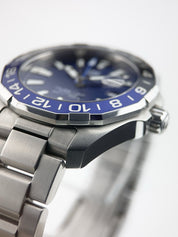 Tag Heuer Aquaracer Stainless Steel Blue Dual 43mm Automatic Men’s Watch WAY201T