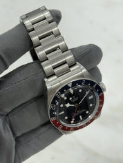 2024 Tudor Black Bay GMT Pepsi Black Dial Stainless Steel Men's Watch 79830RB