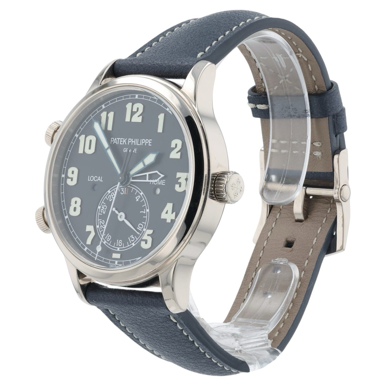 Patek Philippe Calatrava Blue Dial 18k White Gold 42mm Automatic Men’s 5524G-001