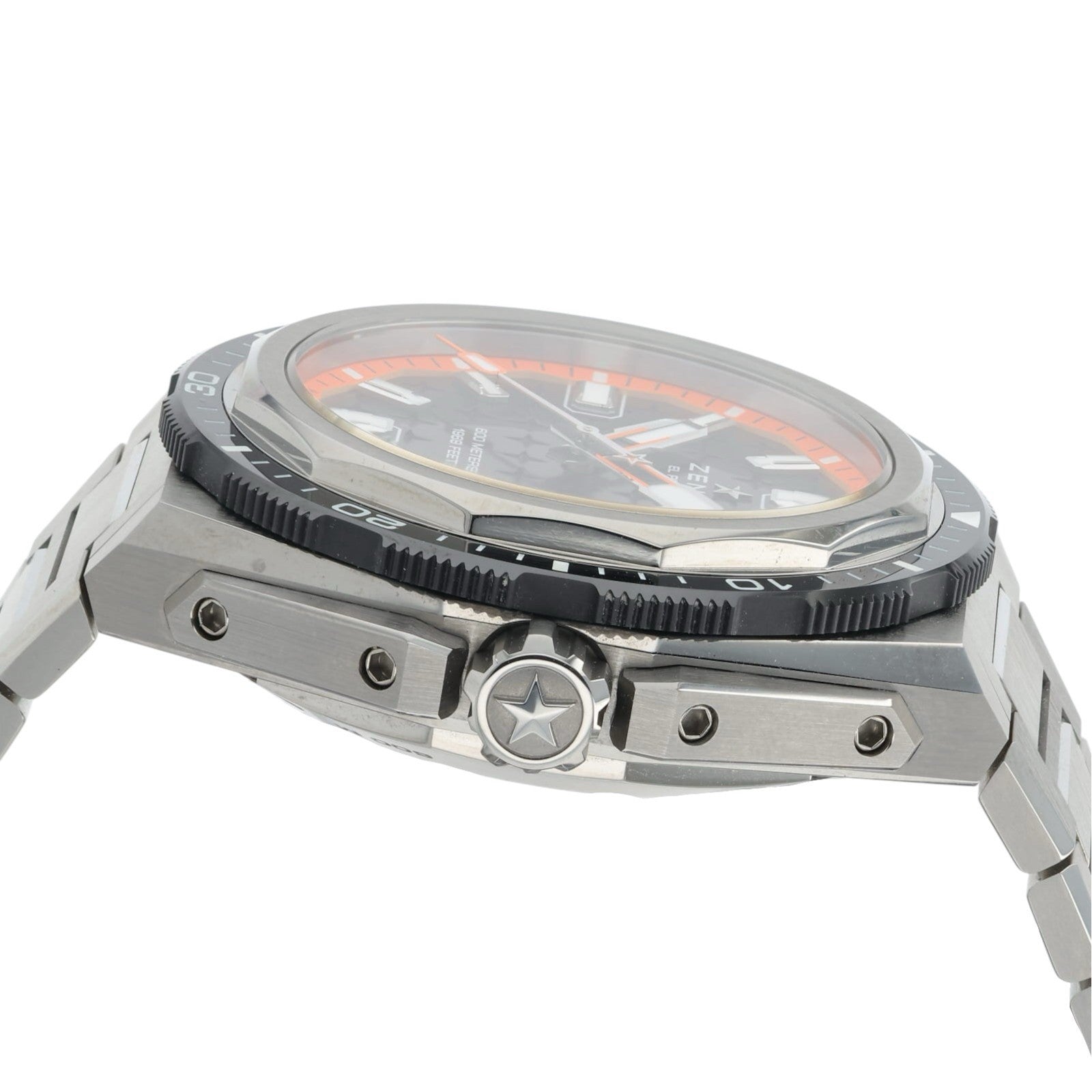 Zenith Defy Stainless Steel Black Dial 42mm Automatic Men’s Watch 95.9600.3620