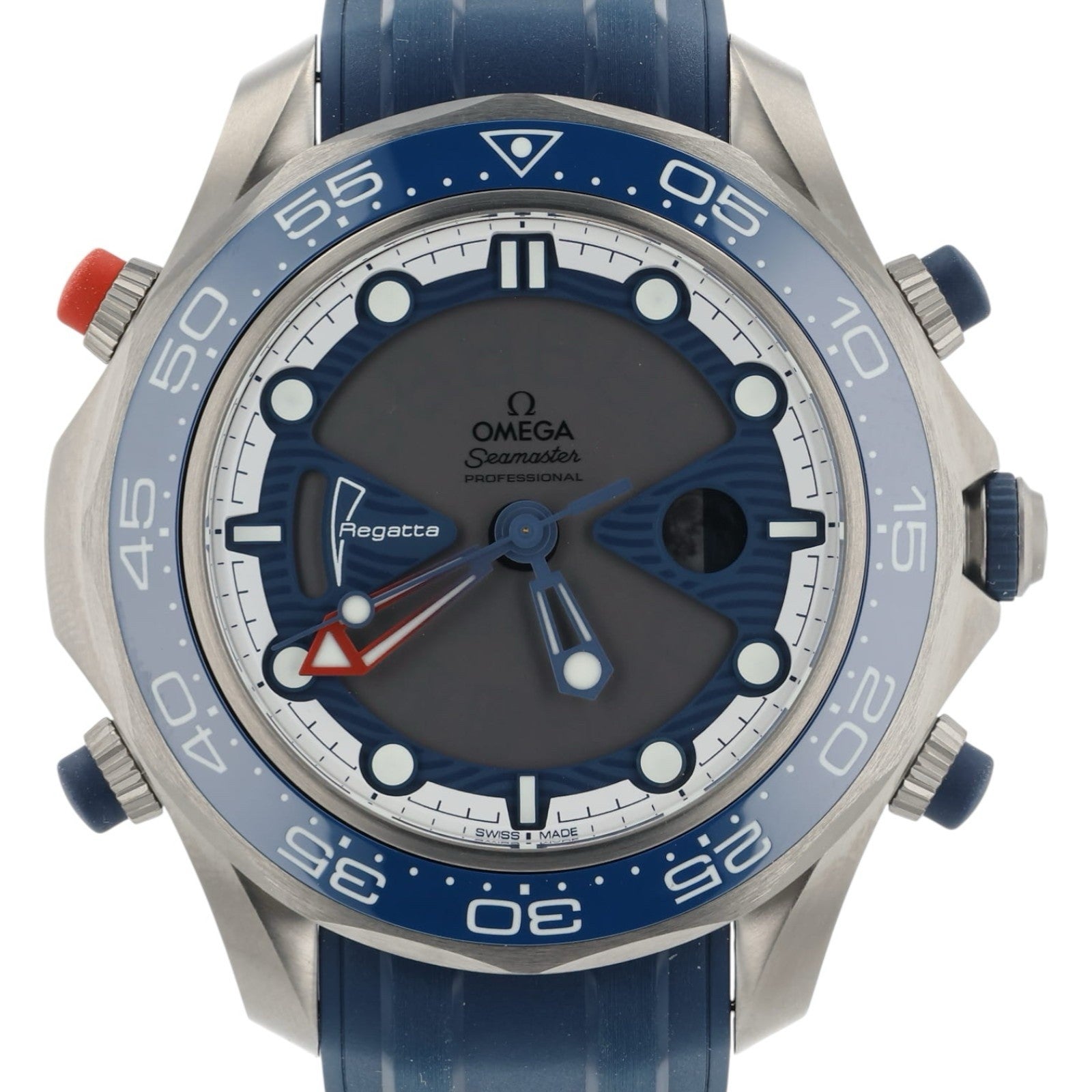 Omega Seamaster Regatta Steel Grey Dial 46mm Quartz Watch 216.92.46.79.10.001