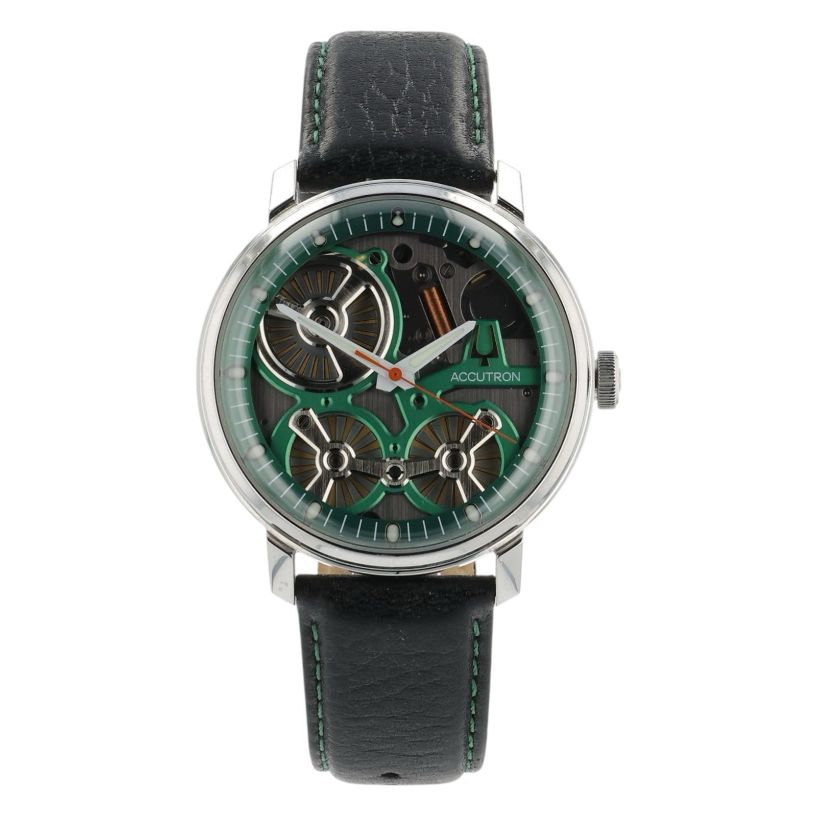 Accutron Spaceview Green Dial Stainless Steel 43.5mm Automatic Men’s 2ES6A002