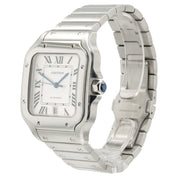 Cartier Santos Silver Color Dial Stainless Steel 39x47mm Automatic Mens WSSA0018