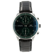 IWC Portugieser Green Dial Stainless Steel 41mm Automatic Mens Watch IW371615