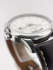 Breitling Transocean Day Date Steel Silver Dial 43mm Automatic Mens Watch A45310