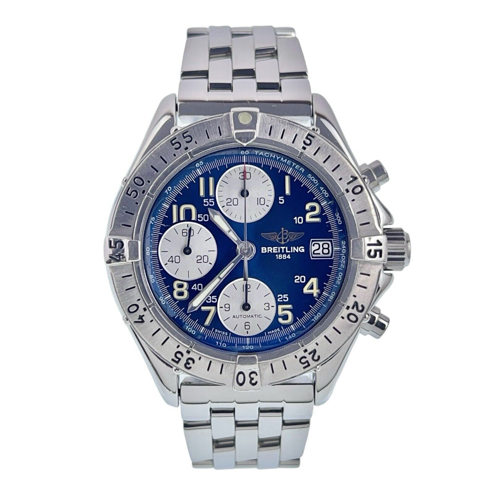 Breitling Colt Chronograph Stainless Steel Blue Dial 41mm Automatic Men’s A13035