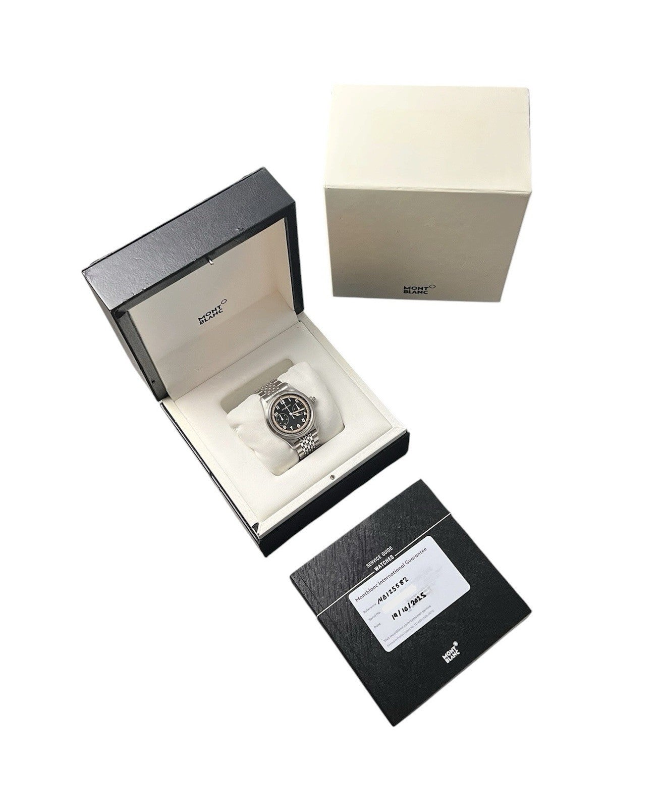 Montblanc 1858 Chrono Black Dial Stainless Steel 42mm Automatic Men’s 125582
