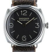 Panerai Radiomir Brown Dial Stainless Steel 47mm Manual Wind Mens Watch PAM00232
