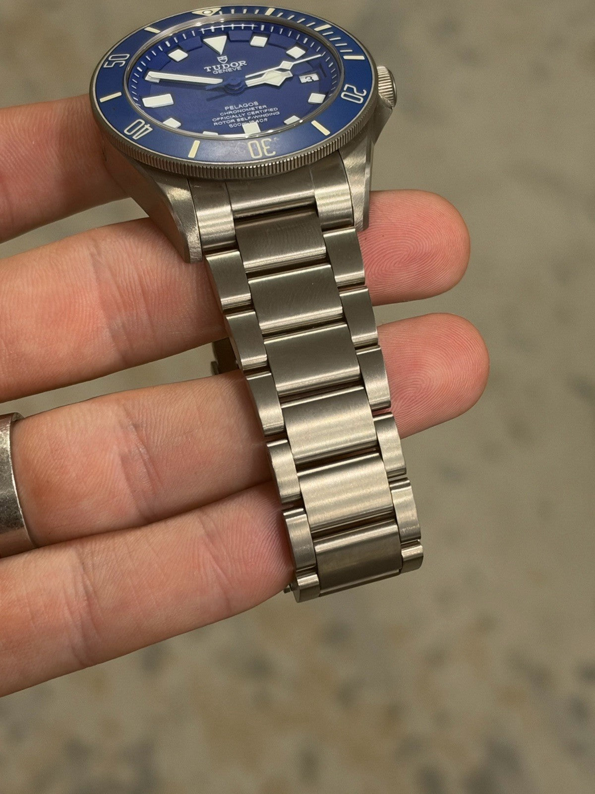 Tudor Pelagos Date Blue Dial Titanium Automatic Men's Watch 25600TB - Watch Only