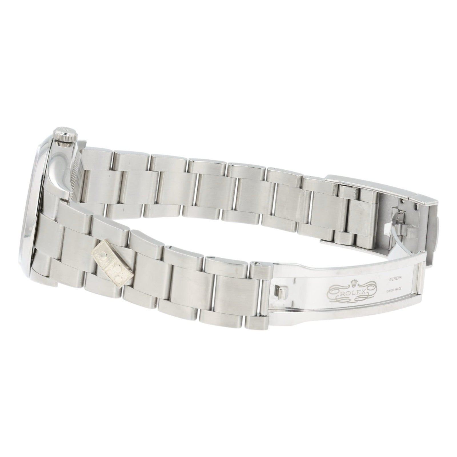 Rolex Oyster Perpetual Domino's Silver Dial Steel 36mm Auto Men’s 126000