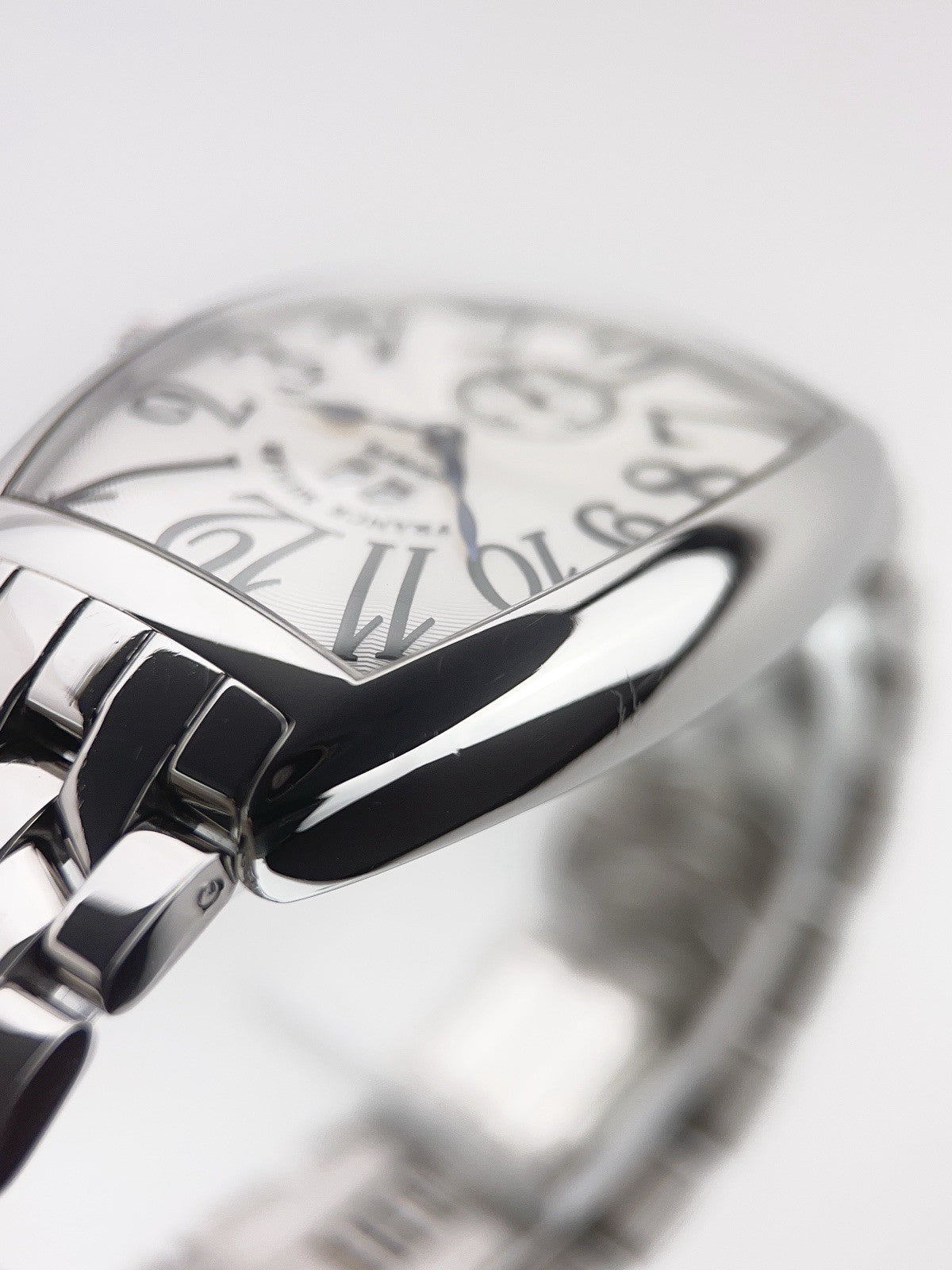 Franck Muller Tonneau Steel Silver Dial 34mm Automatic Men's Watch 6850S6GG