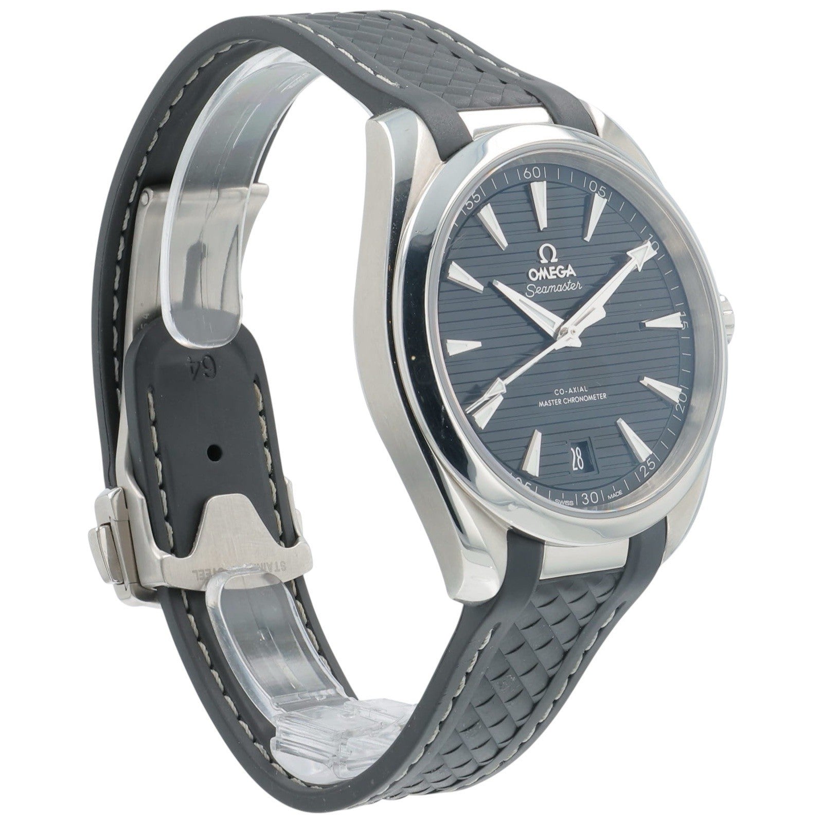 Omega Seamaster Steel Black Dial 41mm Automatic Mens Watch 220.12.41.21.01.001