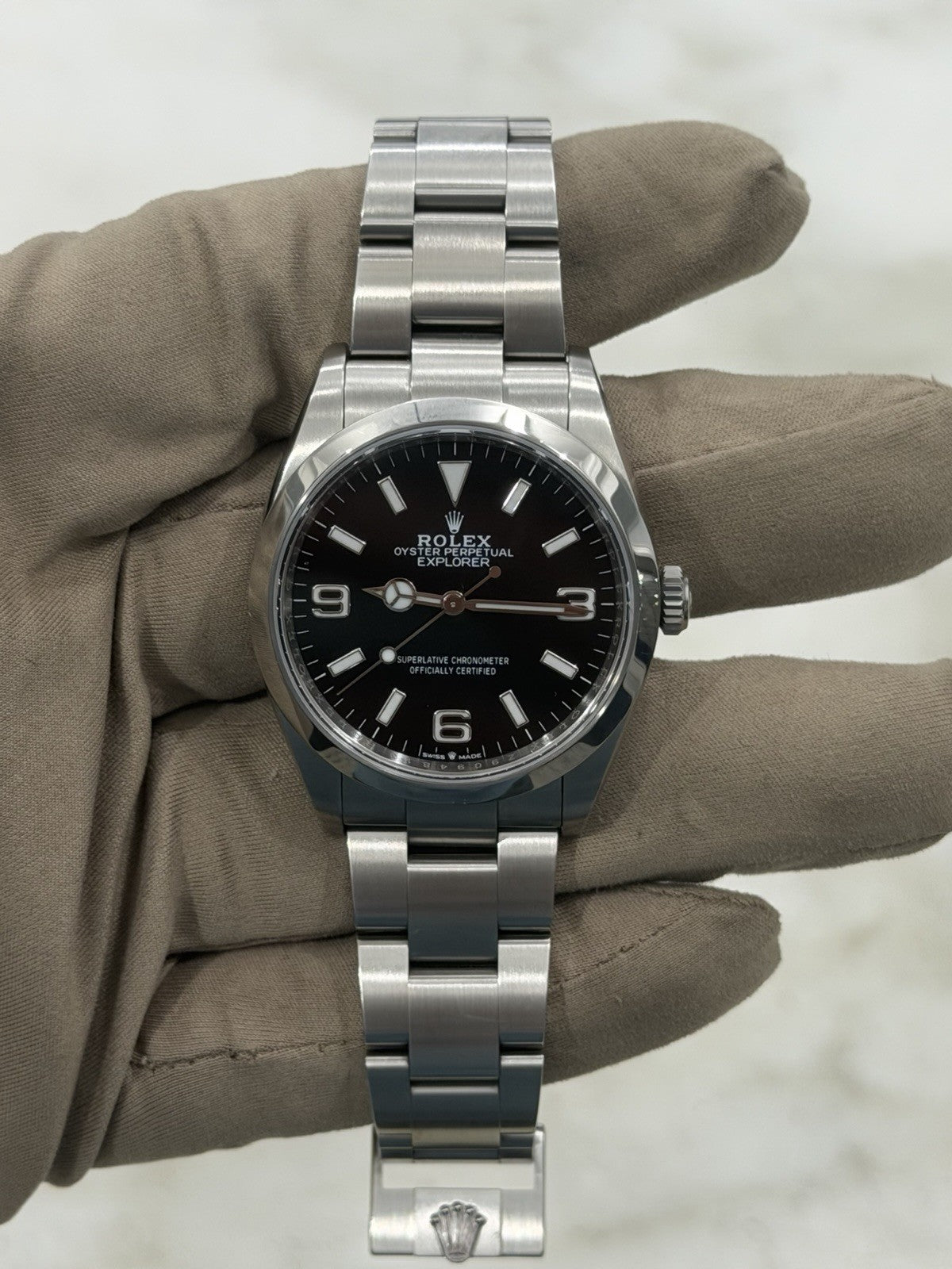 2022 Rolex Explorer Steel Black 36mm Automatic Men’s Watch 124270 - Box/Papers