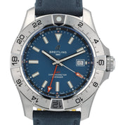 Breitling Avenger Stainless Steel Blue Dial 44mm Automatic Mens Watch A32320