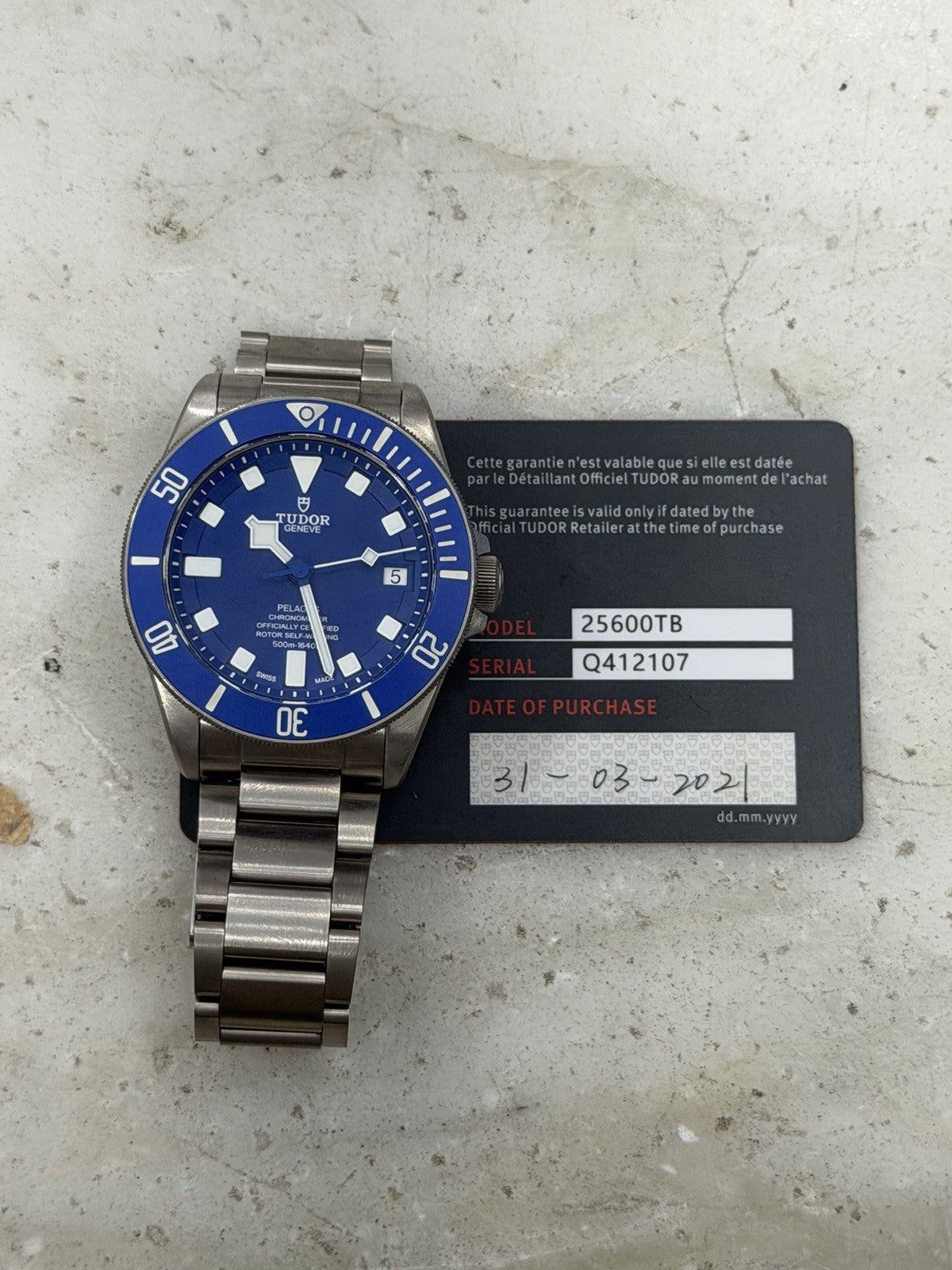 2021 Tudor Pelagos Date Black Dial Titanium Mens Watch 25600TN - W/ Papers