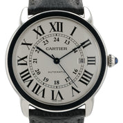 Cartier Ronde Solo Silver Dial Stainless Steel 42mm Automatic Men’s Watch 3802