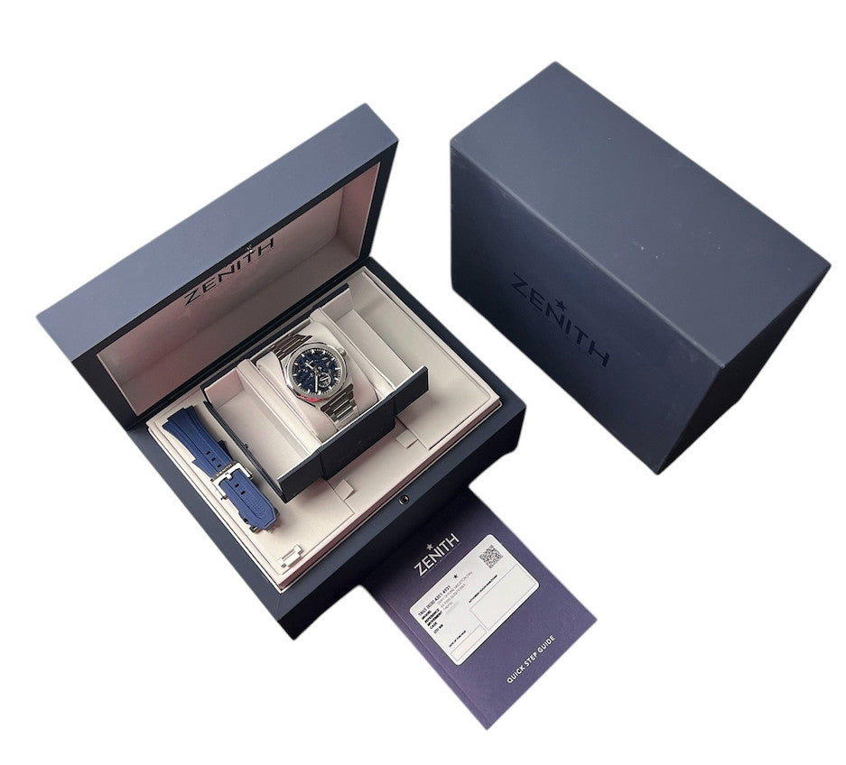 Zenith Defy Skyline Blue Skeleton Dial Steel 41mm Automatic 03.9300.3620/79.I001