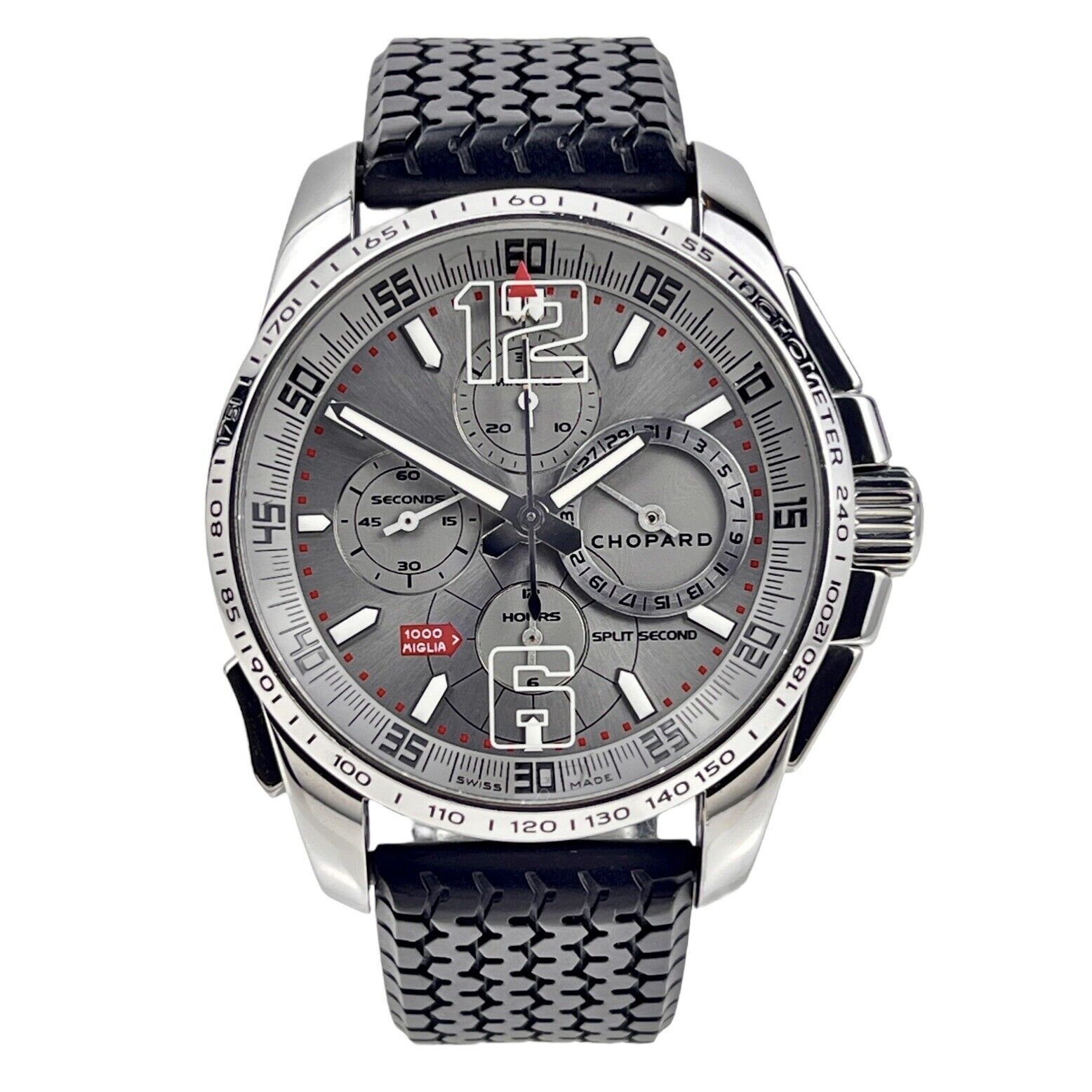 Chopard Mille Miglia GT XL Chrono Steel Automatic 44mm Watch 16/8513 W ...