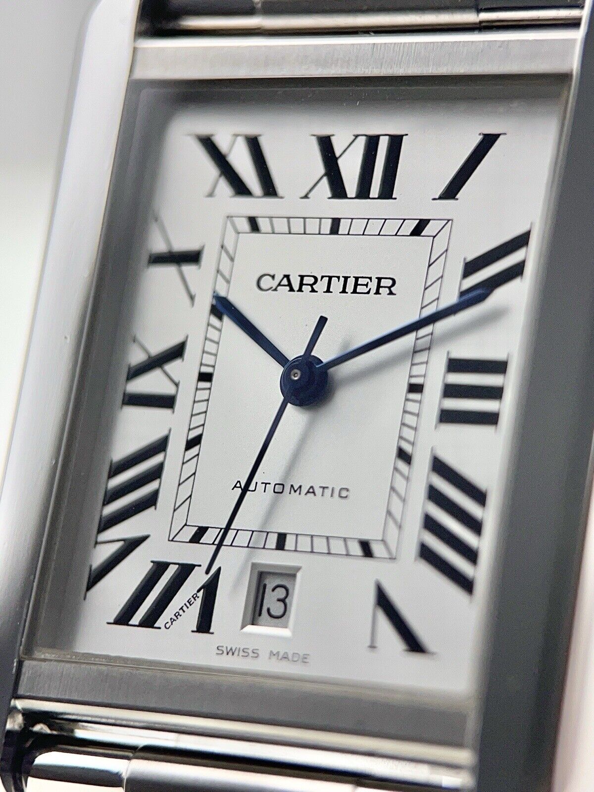 Cartier Tank Solo XL Stainless Steel 31mm Automatic Men’s Watch 3515